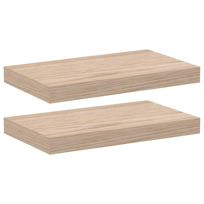 Rafturi plutitoare, 2 buc., 40x23,5x4 cm, lemn prelucrat - WALTI WALTI