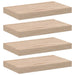 Rafturi plutitoare, 4 buc., 40x23,5x4 cm, lemn prelucrat - WALTI WALTI