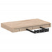 Rafturi plutitoare, 4 buc., 40x23,5x4 cm, lemn prelucrat - WALTI WALTI