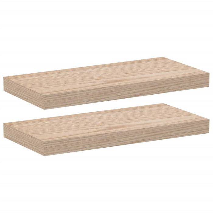 Rafturi plutitoare, 2 buc., 50x23,5x4 cm, lemn prelucrat - WALTI WALTI