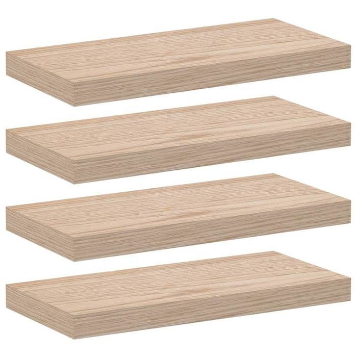 Rafturi plutitoare, 4 buc., 50x23,5x4 cm, lemn prelucrat - WALTI WALTI