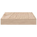 Rafturi plutitoare, 4 buc., 50x23,5x4 cm, lemn prelucrat - WALTI WALTI