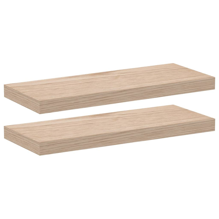 Rafturi plutitoare, 2 buc., 60x23,5x4 cm, lemn prelucrat WALTI