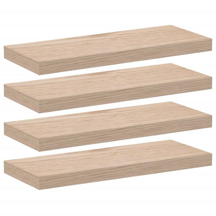 Rafturi plutitoare, 4 buc., 60x23,5x4 cm, lemn prelucrat WALTI
