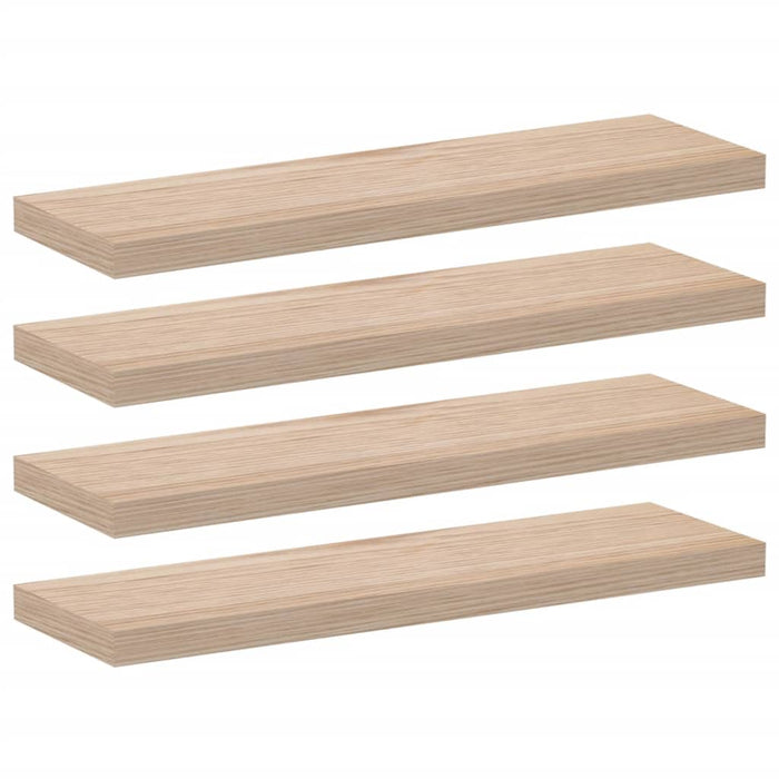 Rafturi plutitoare, 4 buc., 80x23,5x4 cm, lemn prelucrat - WALTI WALTI