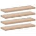 Rafturi plutitoare, 4 buc., 80x23,5x4 cm, lemn prelucrat - WALTI WALTI