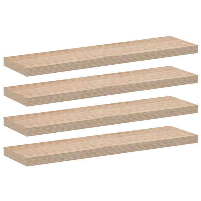Rafturi plutitoare, 4 buc., 90x23,5x4 cm, lemn prelucrat - WALTI WALTI
