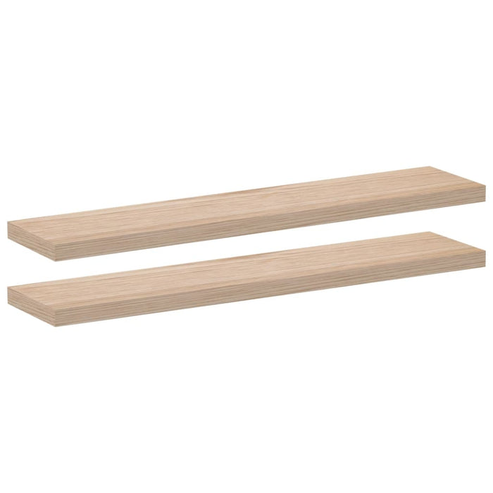 Rafturi plutitoare, 2 buc., 110x23,5x4 cm, lemn prelucrat - WALTI WALTI