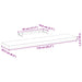 Rafturi plutitoare, 2 buc., 110x23,5x4 cm, lemn prelucrat - WALTI WALTI