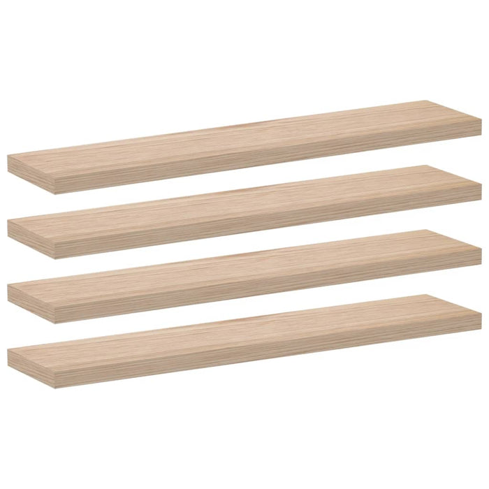 Rafturi plutitoare, 4 buc., 110x23,5x4 cm, lemn prelucrat - WALTI WALTI