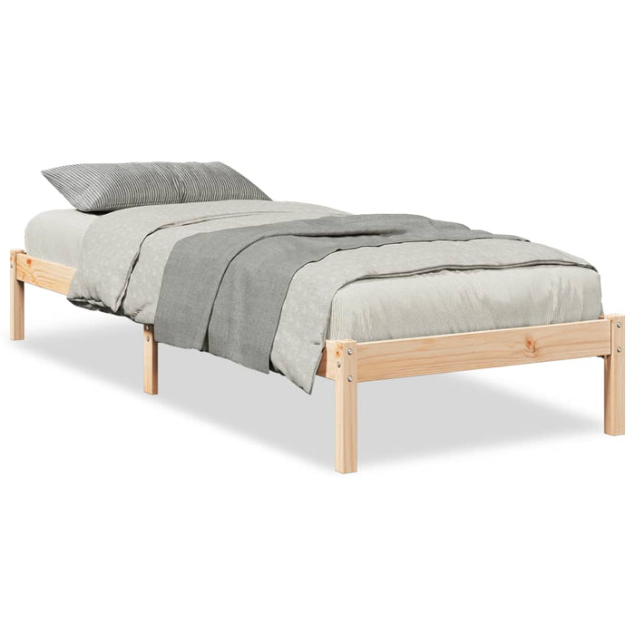 Cadru de pat foarte lung fără saltea, 80x210 cm, lemn masiv pin - WALTI WALTI