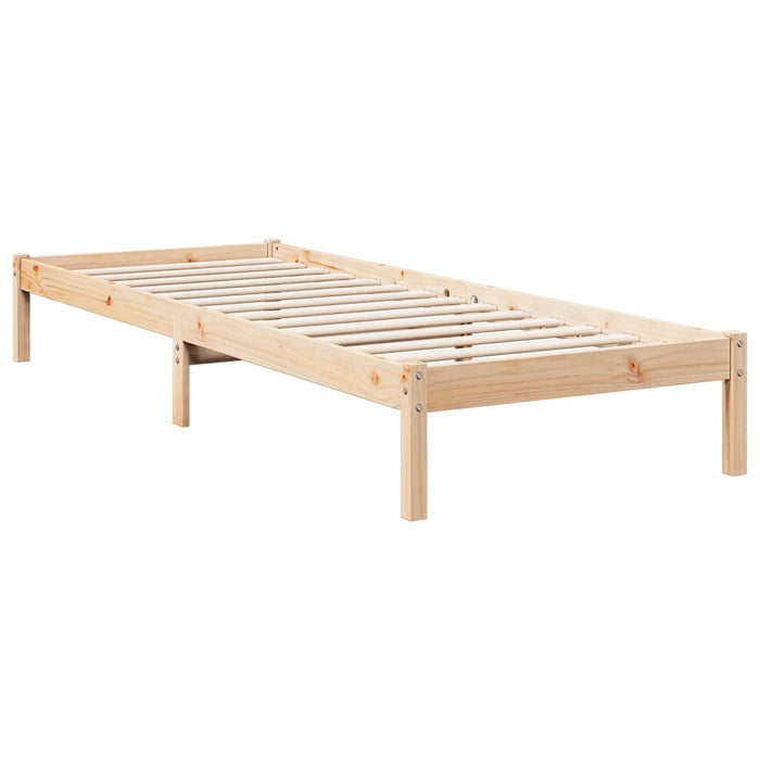 Cadru de pat foarte lung fără saltea, 80x210 cm, lemn masiv pin - WALTI WALTI