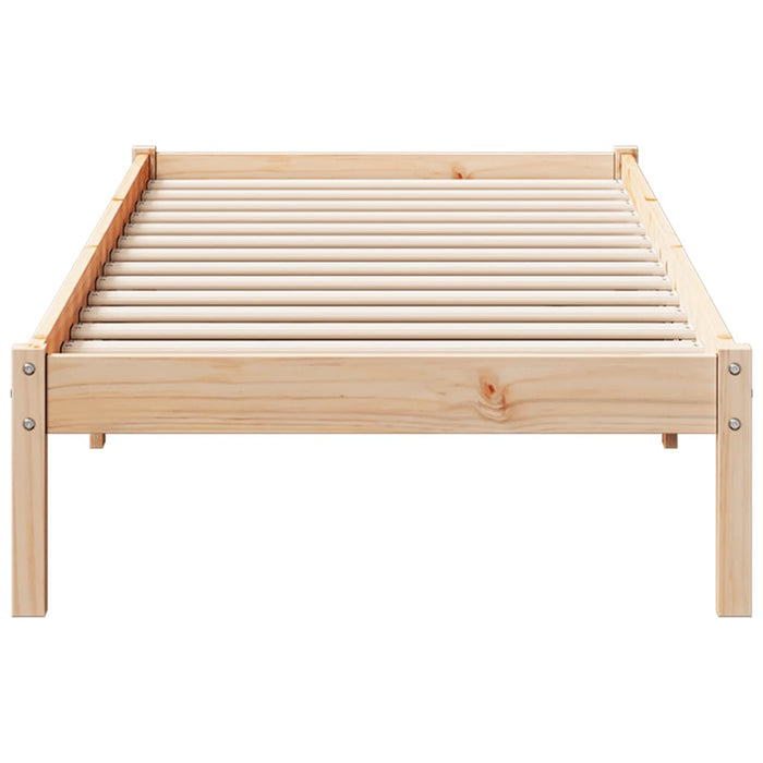 Cadru de pat foarte lung fără saltea, 80x210 cm, lemn masiv pin - WALTI WALTI