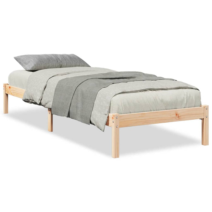 Cadru de pat foarte lung fără saltea, 90x210 cm, lemn masiv pin - WALTI WALTI