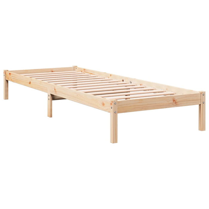 Cadru de pat foarte lung fără saltea, 90x210 cm, lemn masiv pin - WALTI WALTI