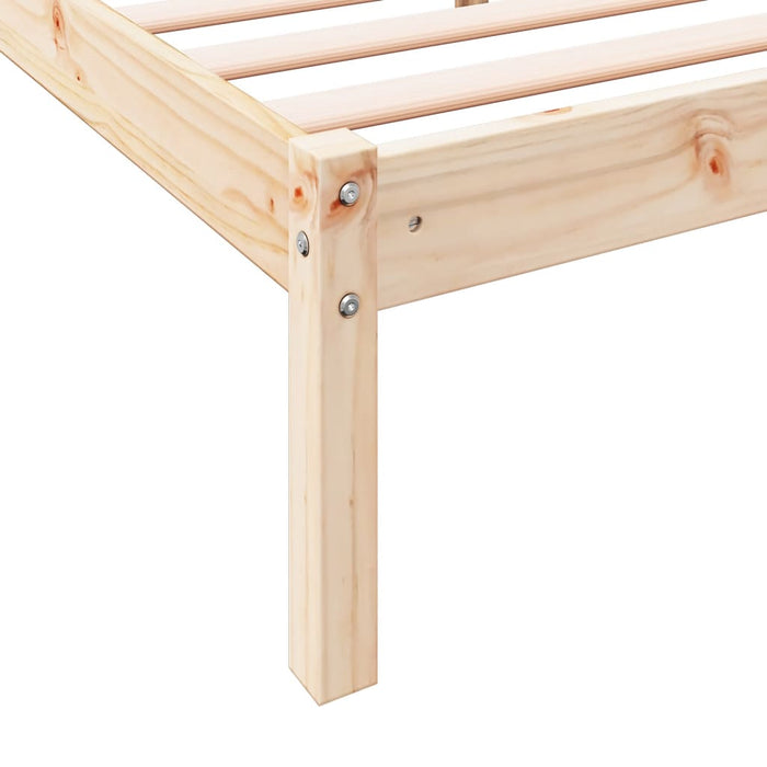Cadru de pat foarte lung fără saltea, 90x210 cm, lemn masiv pin - WALTI WALTI