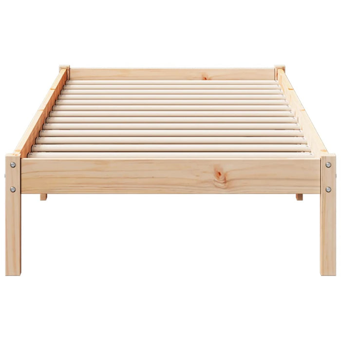 Cadru de pat foarte lung fără saltea, 80x220 cm, lemn masiv pin - WALTI WALTI