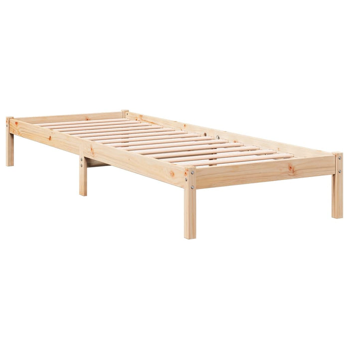 Cadru de pat foarte lung fără saltea, 90x220 cm, lemn masiv pin - WALTI WALTI