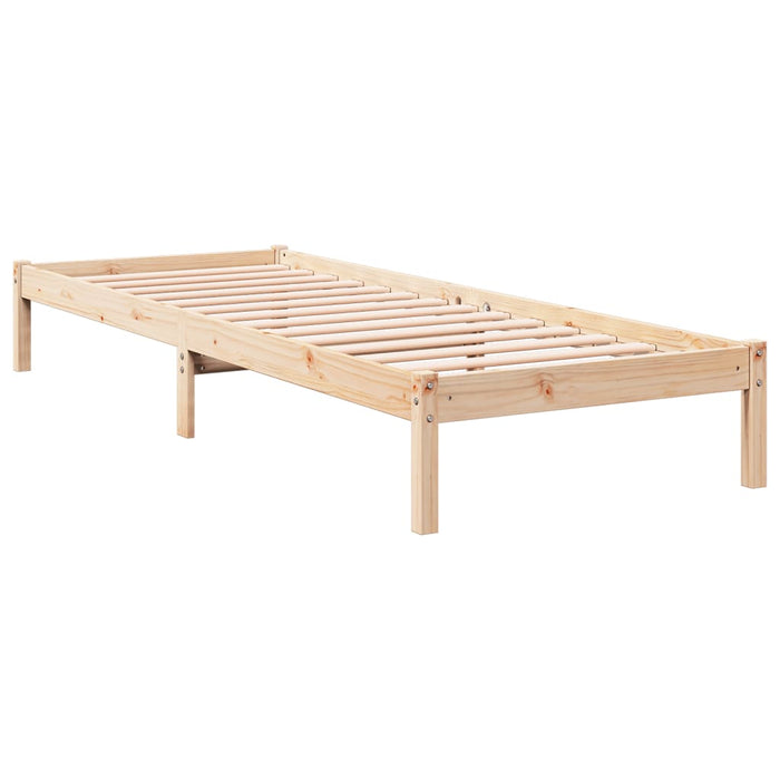 Cadru de pat foarte lung fără saltea, 90x220 cm, lemn masiv pin - WALTI WALTI