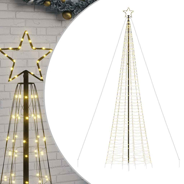 Pom de Crăciun LED cu țepi 1534 LED-uri Alb Cald 500 cm - WALTI WALTI