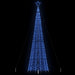 Pom de Crăciun LED-uri cu vârfuri 1534 LED-uri Albastru 500 cm - WALTI WALTI