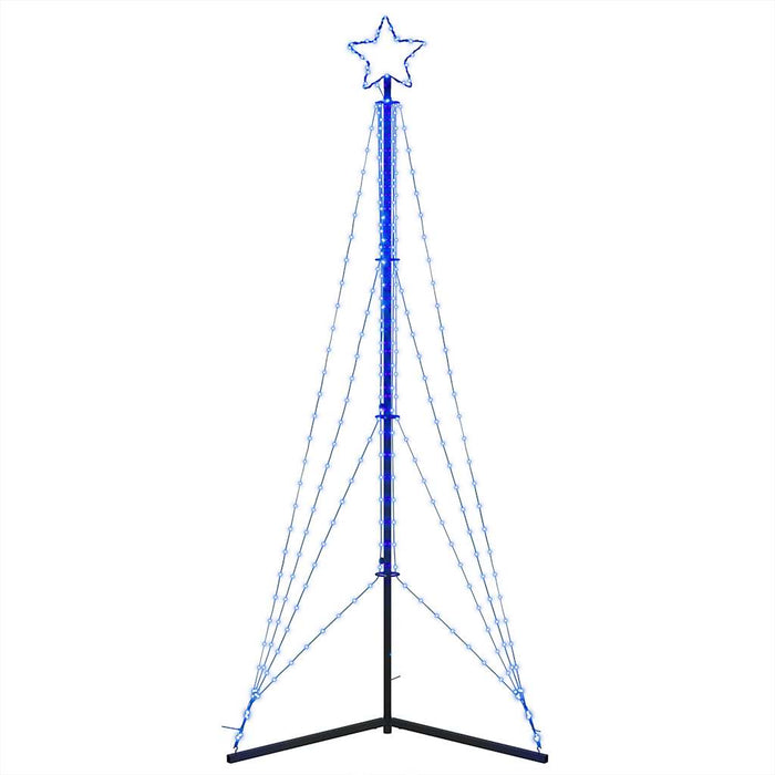 Instalație brad de Crăciun 483 LED-uri, albastru, 240 cm - WALTI WALTI