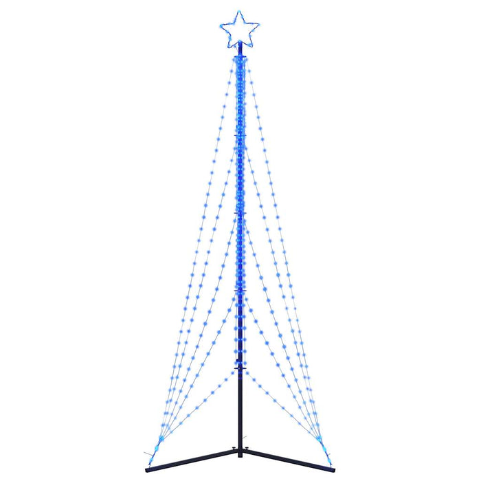 Instalație brad de Crăciun 525 LED-uri, albastru, 302 cm - WALTI WALTI