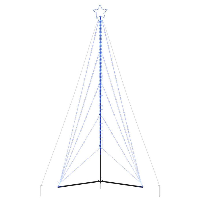 Instalație brad de Crăciun 615 LED-uri, albastru, 404,5 cm - WALTI WALTI