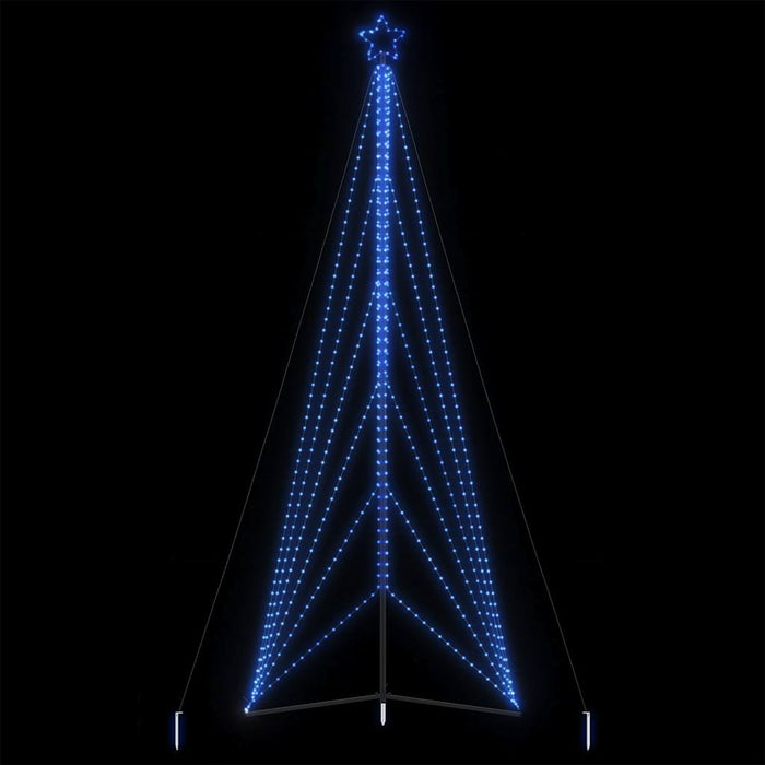 Instalație brad de Crăciun 861 LED-uri, albastru, 478 cm - WALTI WALTI