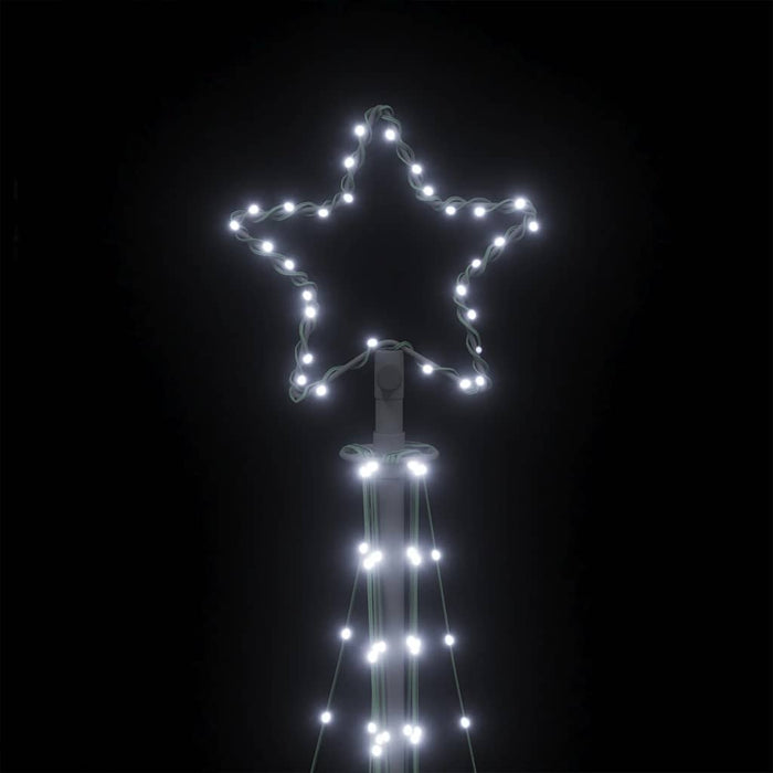 Pom de Crăciun LED 447 LED-uri Alb Rece 250 cm WALTI