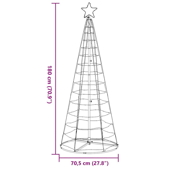 Pom de Crăciun LED 200 LED-uri Alb Rece 180 cm - WALTI WALTI