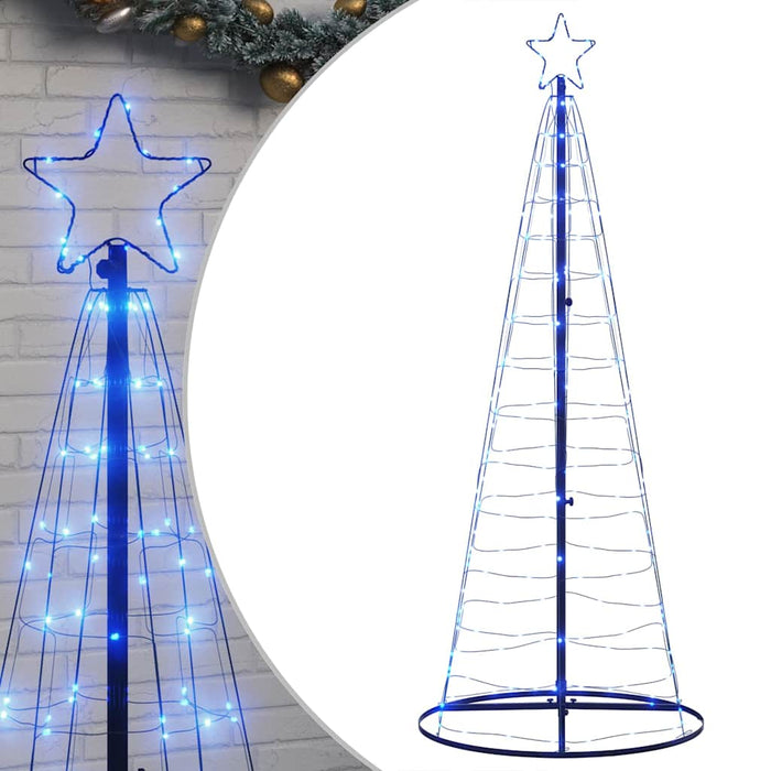 Pom de Crăciun LED 200 LED-uri Albastru 180 cm - WALTI WALTI