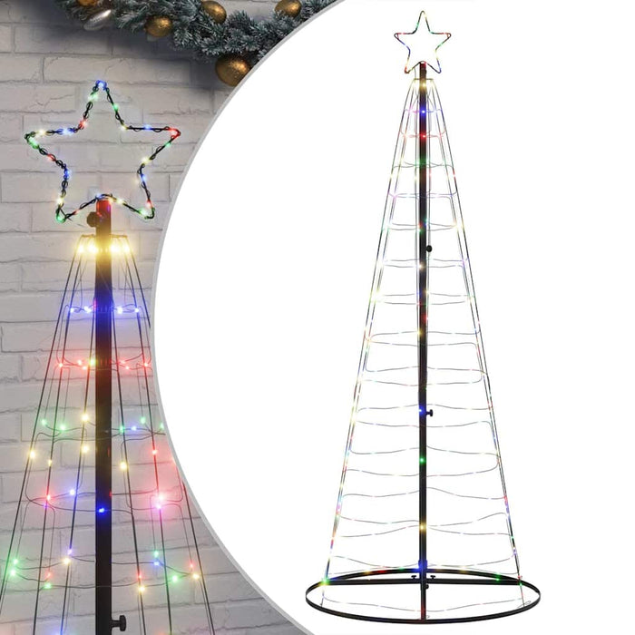 Pom de Crăciun LED 200 LED-uri colorate 180 cm - WALTI WALTI