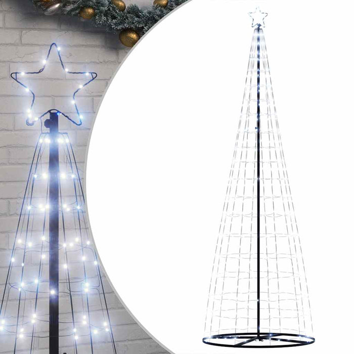 Pom de Crăciun LED 550 LED-uri Alb Rece 300 cm WALTI
