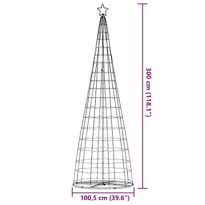 Pom de Crăciun LED 550 LED-uri Albastru 300 cm - WALTI WALTI