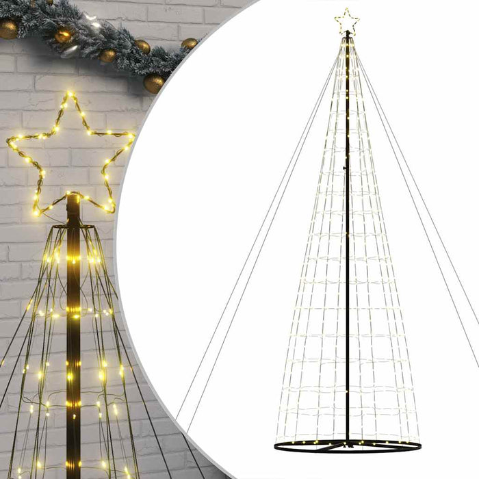 Pom de Crăciun LED 1534 LED-uri Alb Cald 500 cm WALTI