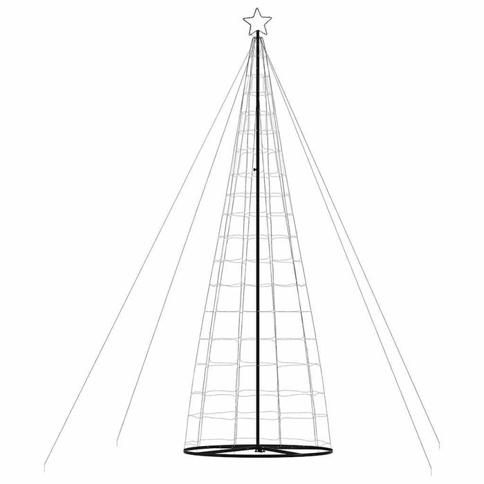 Con de lumină brad de Crăciun, 1534 LED-uri, albastru, 503 cm - WALTI WALTI