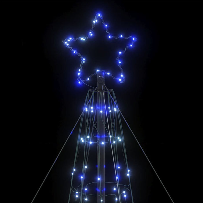 Con de lumină brad de Crăciun, 1534 LED-uri, albastru, 503 cm - WALTI WALTI