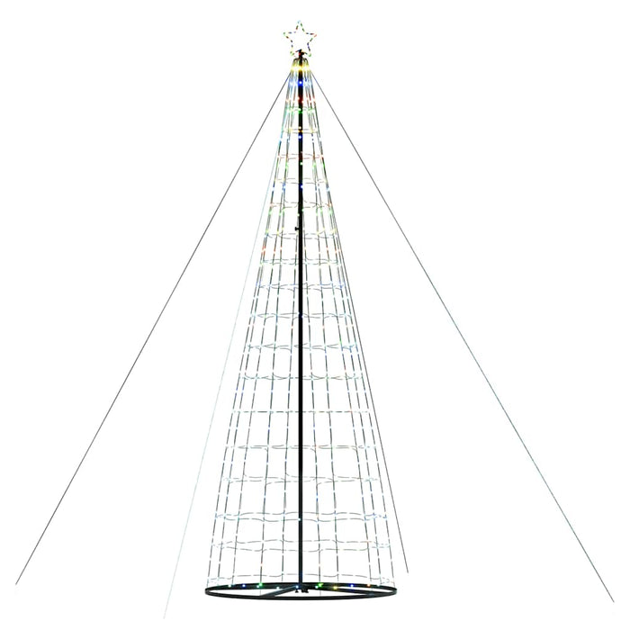Pom de Crăciun LED 1534 LED-uri colorate 500 cm WALTI