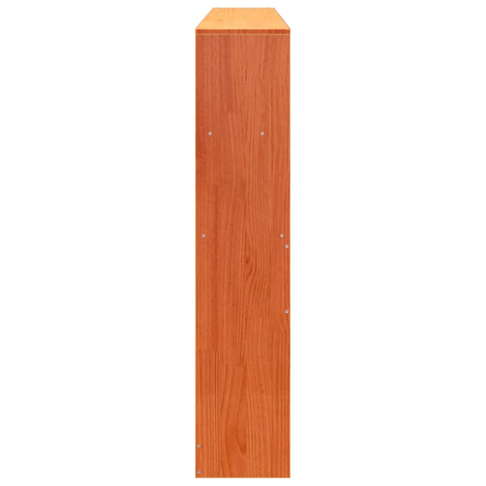 Tăblie de pat cu depozitare maro ceruit, 200 cm, lemn masiv pin - WALTI WALTI