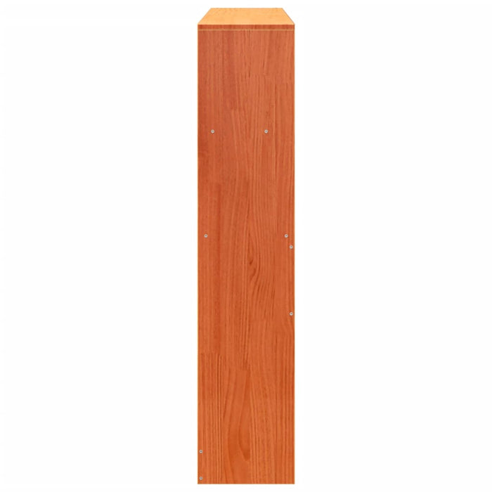 Tăblie de pat cu depozitare maro ceruit, 140 cm, lemn masiv pin - WALTI WALTI
