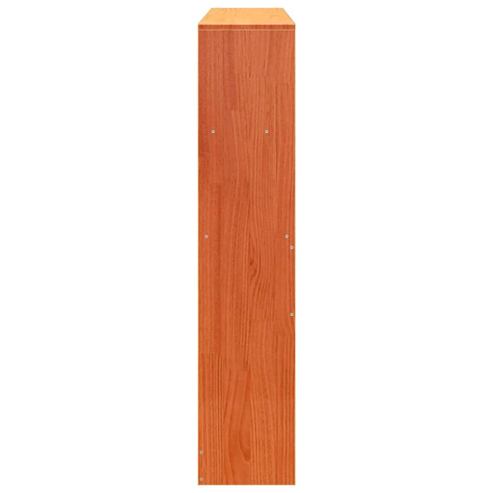Tăblie de pat cu depozitare maro ceruit, 135 cm, lemn masiv pin - WALTI WALTI