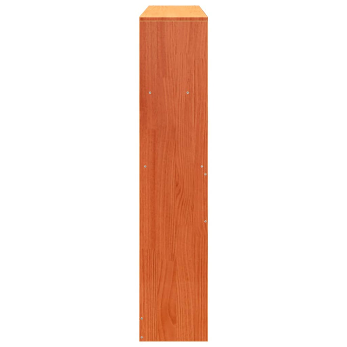 Tăblie de pat cu depozitare maro ceruit, 120 cm, lemn masiv pin - WALTI WALTI