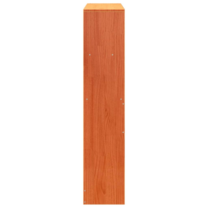 Tăblie de pat cu depozitare maro ceruit, 100 cm, lemn masiv pin - WALTI WALTI