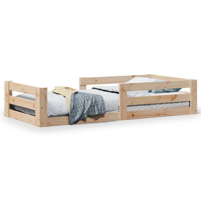 Cadru de pat fără saltea 70x140 cm lemn masiv pin - WALTI WALTI