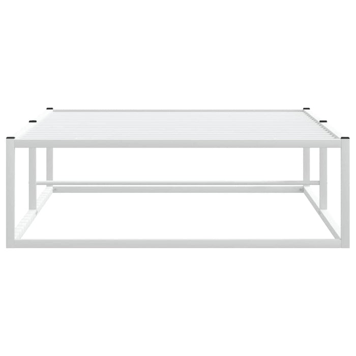 Cadru pat fără saltea alb 90x200 cm metal - WALTI WALTI