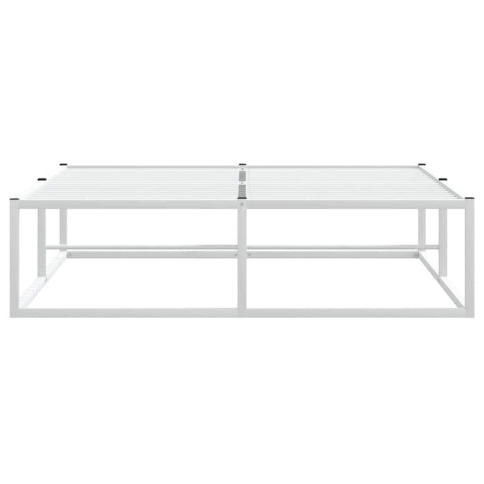 Cadru pat fără saltea alb 120x200 cm metal - WALTI WALTI