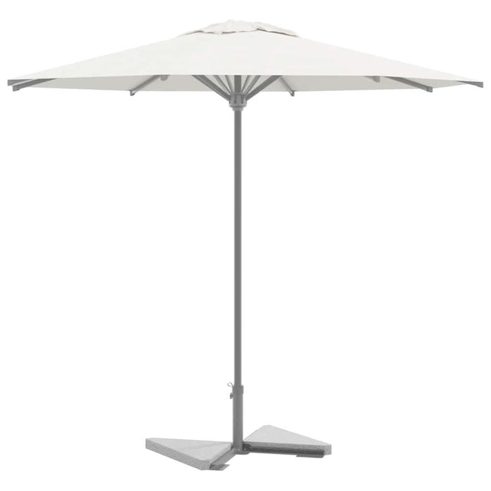 Plăci cu greutate umbrelă 2 buc granit gri triunghiular 14 kg - WALTI WALTI