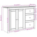 Dulap cu sertare Panama, 112x40x80 cm, lemn masiv de pin - WALTI WALTI