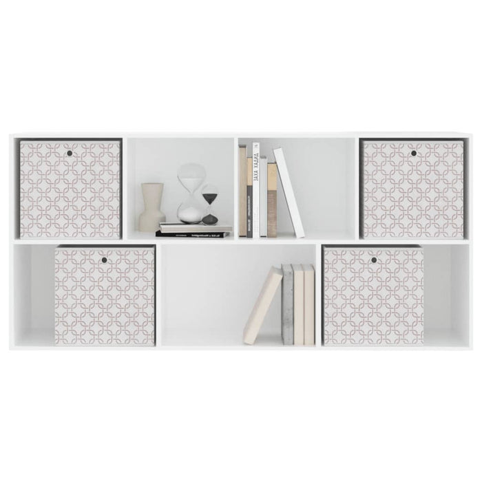 Cutii depozitare pliabile 4 buc. crem 32x32x32cm textil nețesut WALTI